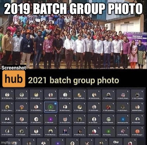online batch | 2019 BATCH GROUP PHOTO | image tagged in online school,group projects | made w/ Imgflip meme maker