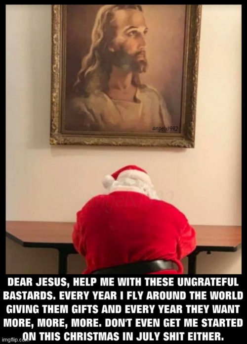 image tagged in santa,santa claus,jesus,jesus christ,christmas,holidays | made w/ Imgflip meme maker