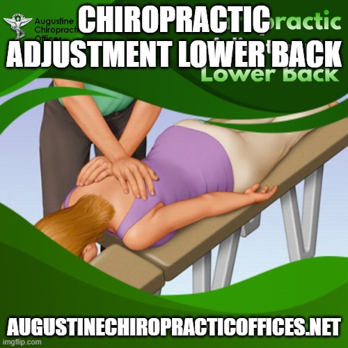 Chiropractic Adjustment Lower Back | CHIROPRACTIC ADJUSTMENT LOWER BACK; AUGUSTINECHIROPRACTICOFFICES.NET | image tagged in chiropractic adjustment lower back,chiropractic pain management | made w/ Imgflip meme maker