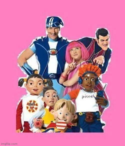 If you remember then ya need hug | image tagged in lazytown | made w/ Imgflip meme maker