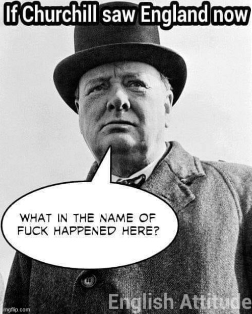 WTF | image tagged in winston churchill | made w/ Imgflip meme maker