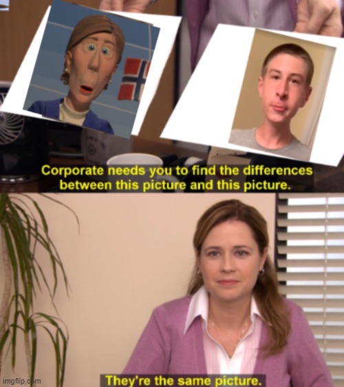 Why is it so similar | image tagged in they're the same picture,lookalike,a little trolling,pinchcliffe,some dude i found on tiktok,flaklypa | made w/ Imgflip meme maker