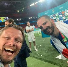 High Quality Italian soccer players celebrating Blank Meme Template