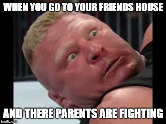 WHEN YOU GO TO YOUR FRIENDS HOUSE; AND THERE PARENTS ARE FIGHTING | image tagged in beans | made w/ Imgflip meme maker