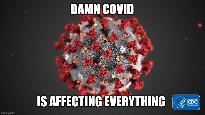 Covid 19 | DAMN COVID IS AFFECTING EVERYTHING | image tagged in covid 19 | made w/ Imgflip meme maker