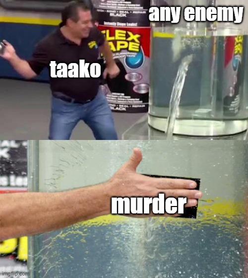 *rolls dice* can i kill them check |  any enemy; taako; murder | image tagged in flex tape,the adventure zone,the adventure zone memes,taako,taako from tv,memes | made w/ Imgflip meme maker
