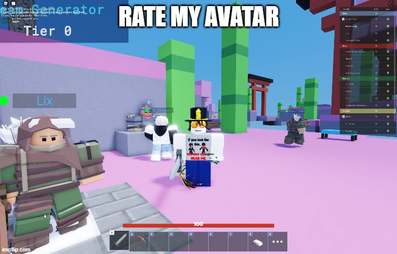 RATE MY AVATAR | made w/ Imgflip meme maker