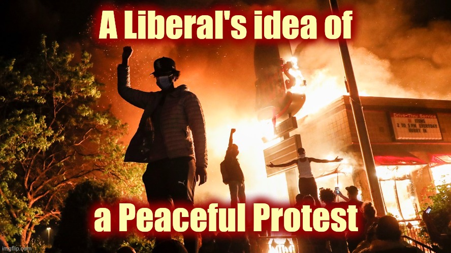 BLM Riots | A Liberal's idea of a Peaceful Protest | image tagged in blm riots | made w/ Imgflip meme maker