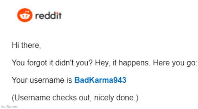So uh, apparently reddit thinks my username checks out | made w/ Imgflip meme maker