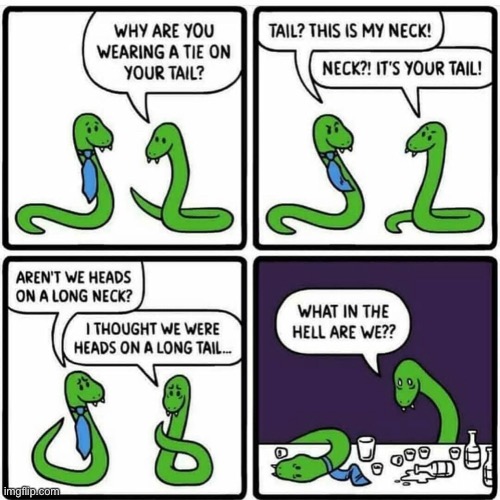 image tagged in snake,snakes,comics/cartoons,ties | made w/ Imgflip meme maker