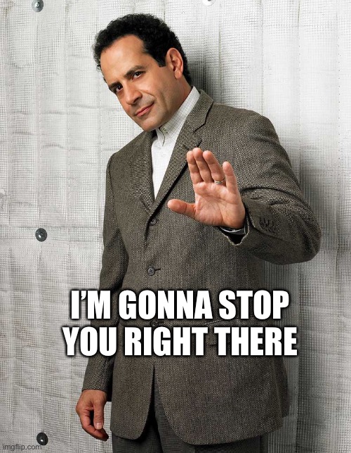 Monk social distancing | I’M GONNA STOP YOU RIGHT THERE | image tagged in monk social distancing | made w/ Imgflip meme maker