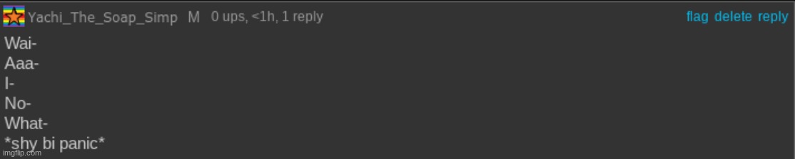 she said that on my image XD | made w/ Imgflip meme maker