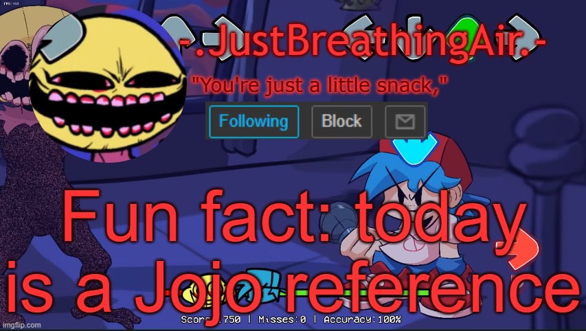 funne jooj reference | Fun fact: today is a Jojo reference | made w/ Imgflip meme maker