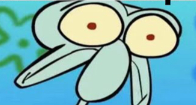 High Quality Squidward Oh No Blank Meme Template