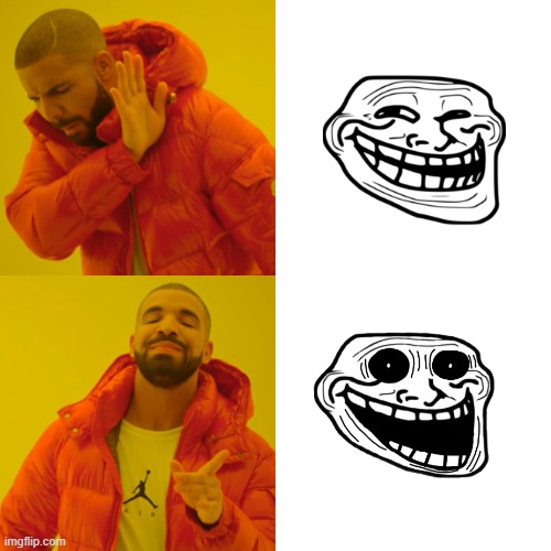 I like #2 | image tagged in memes,drake hotline bling | made w/ Imgflip meme maker