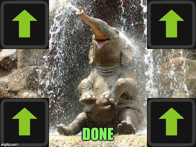 Upvote Elephant | DONE | image tagged in upvote elephant | made w/ Imgflip meme maker