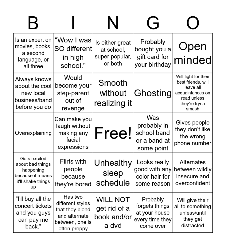 High Quality New Bingo for everyone Blank Meme Template