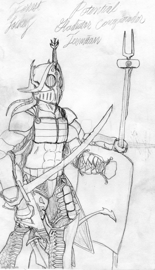 Insectiod Alien in gladiator and conquistador influenced armor. 4 arm version. | image tagged in aliens,gladiator,insect,anthro,original character,armor | made w/ Imgflip meme maker