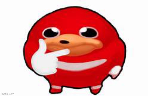 Thinking Knuckles | image tagged in thinking knuckles | made w/ Imgflip meme maker