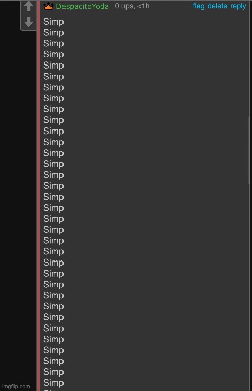 Simp | made w/ Imgflip meme maker