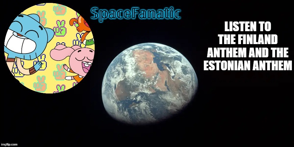 OI MAMME SUOMI | LISTEN TO THE FINLAND ANTHEM AND THE ESTONIAN ANTHEM | image tagged in spacefanatic's announcement template | made w/ Imgflip meme maker