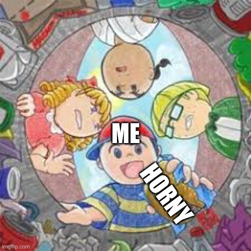 HeY GUyS LOoK A BurGER | ME; HORNY | image tagged in hey guys look a burger | made w/ Imgflip meme maker