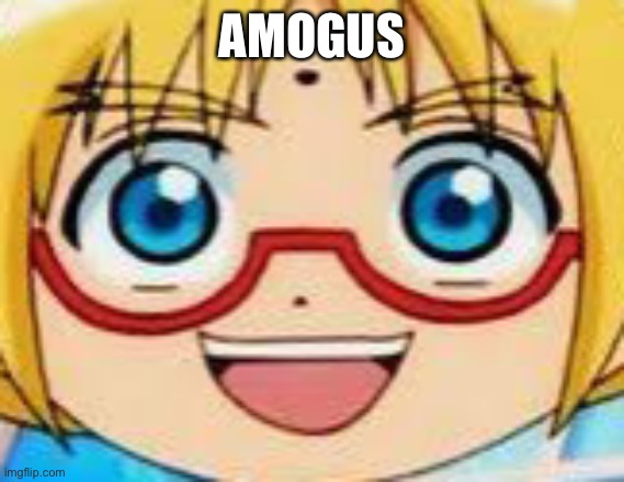 Marucho stares into your soul | AMOGUS | image tagged in hentai | made w/ Imgflip meme maker