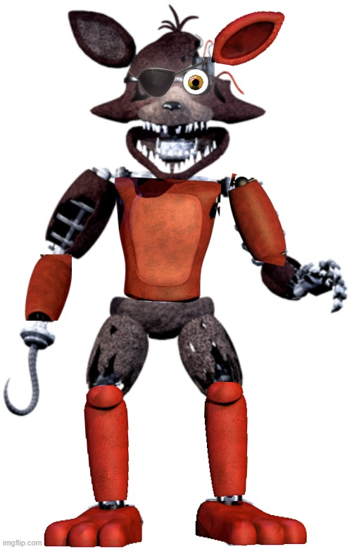 Fixed Ignited Foxy | image tagged in fnaf2 | made w/ Imgflip meme maker