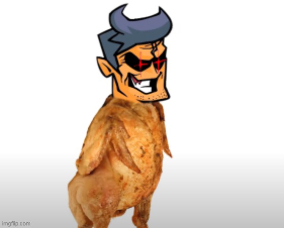 No boyfriend don't turn me into a roasted chicken | made w/ Imgflip meme maker