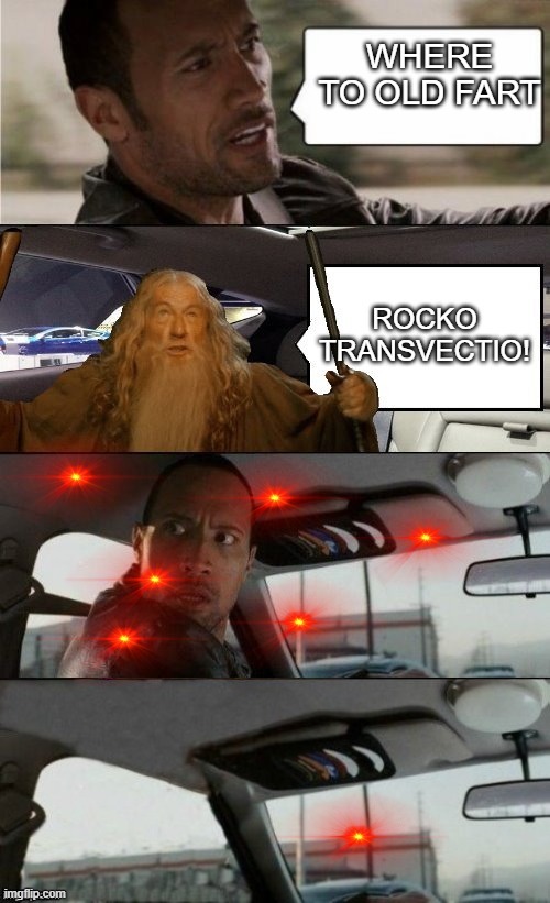 image tagged in the rock driving | made w/ Imgflip meme maker