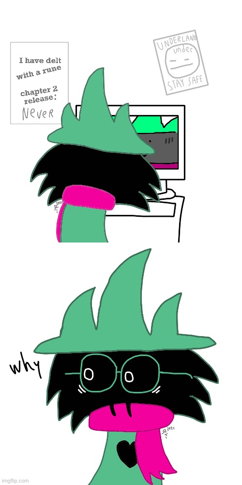 comic i made lol | image tagged in deltarune,fandom,oh wow are you actually reading these tags | made w/ Imgflip meme maker