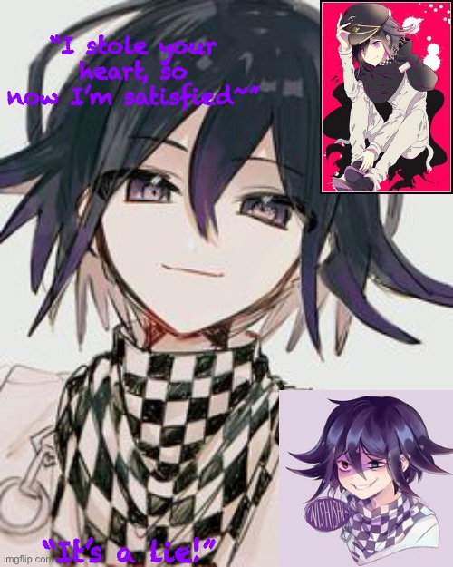 Kokichi furry template but more Kokichi Blank Meme Template