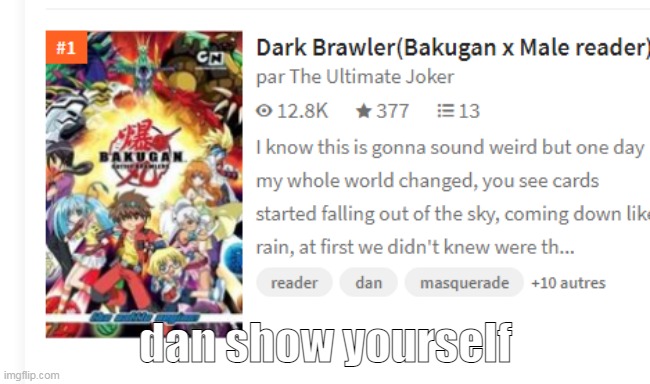 dan show yourself | made w/ Imgflip meme maker