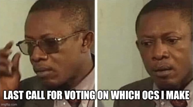 LAST CALL FOR VOTING ON WHICH OCS I MAKE | made w/ Imgflip meme maker