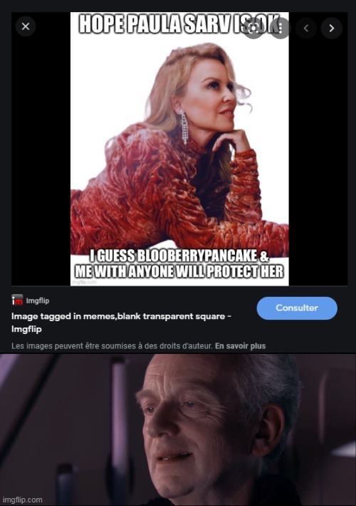 h | image tagged in palpatine ironic | made w/ Imgflip meme maker