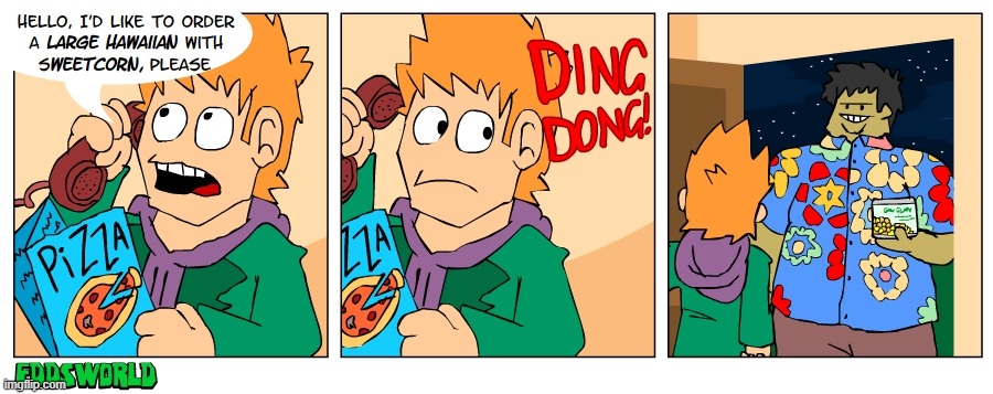 Pizza | image tagged in eddsworld | made w/ Imgflip meme maker