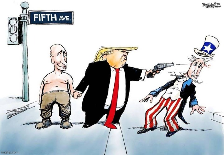 "I COULD STAND ON 5TH AVENUE AND ..." | image tagged in donald trump,vladimir putin,maga,usa,rick75230 | made w/ Imgflip meme maker