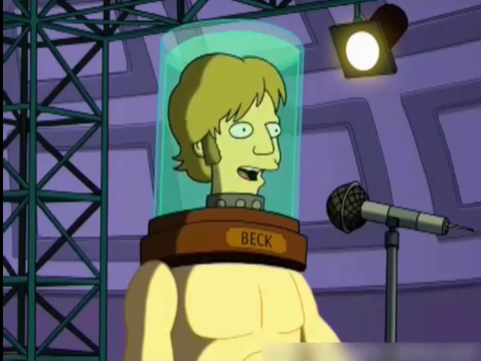 Beck on Futurama Blank Meme Template