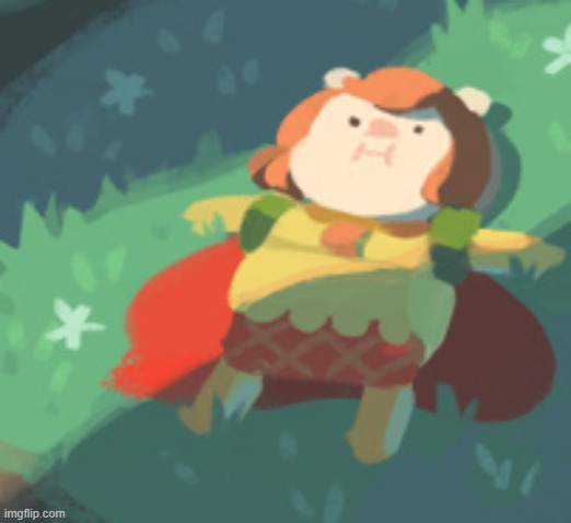 Idk why but this Picture's kinda mood (Bacon from Cucumber Quest page 366) | made w/ Imgflip meme maker