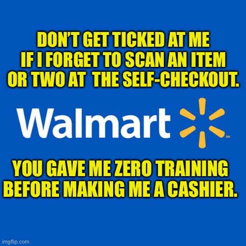 Self checkout Imgflip