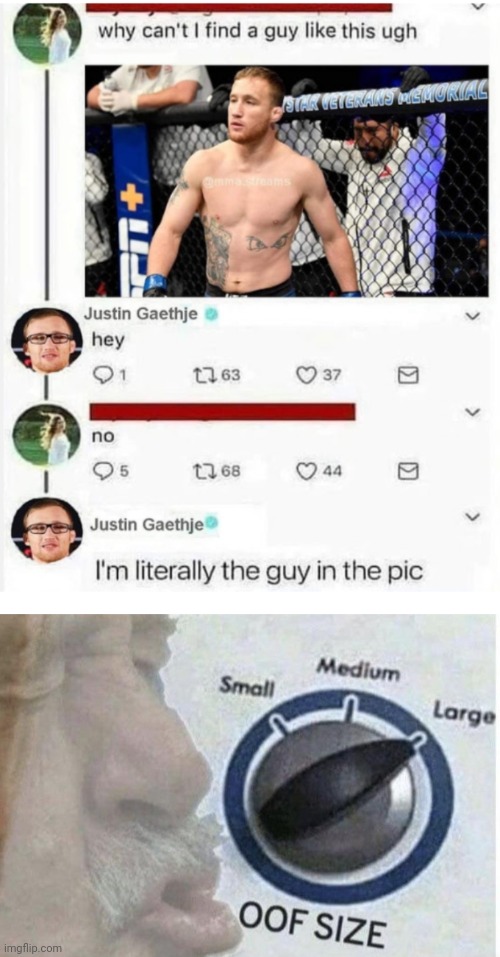 image tagged in oof size large | made w/ Imgflip meme maker