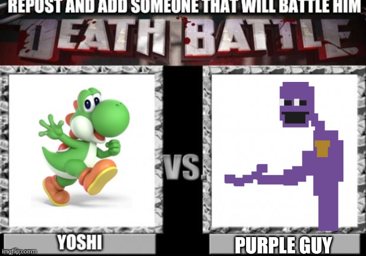 ._. | PURPLE GUY | made w/ Imgflip meme maker
