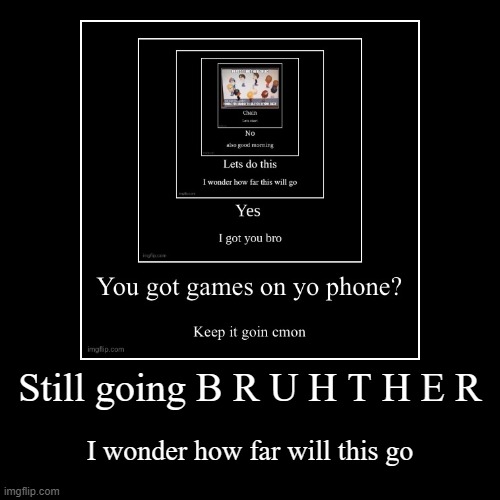 S O   M U C H   B R U H ! | image tagged in funny,demotivationals,all hail the garlic,memes,wii,why are you reading this | made w/ Imgflip demotivational maker