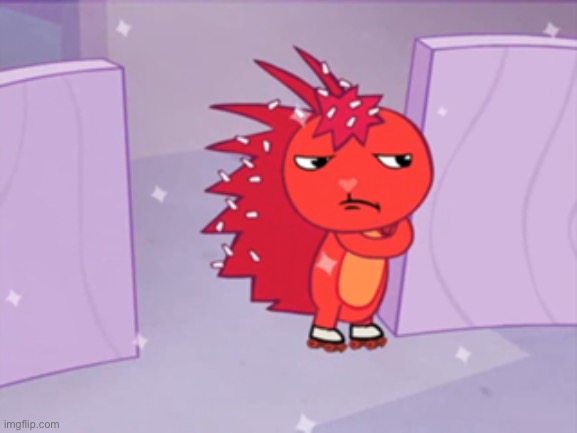 Dujdiwiwiwisiwiswiieieeie | image tagged in jealousy flaky htf | made w/ Imgflip meme maker
