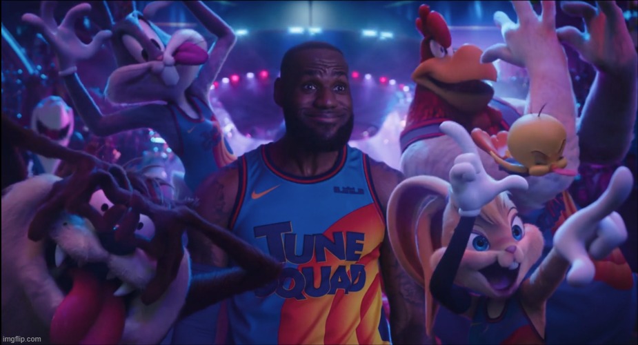 Lebron James Tune Squad | image tagged in lebron james,tune squad,space jam | made w/ Imgflip meme maker