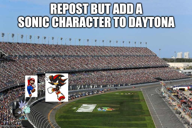 I added myself in Sonic universe | image tagged in mario,daytona | made w/ Imgflip meme maker