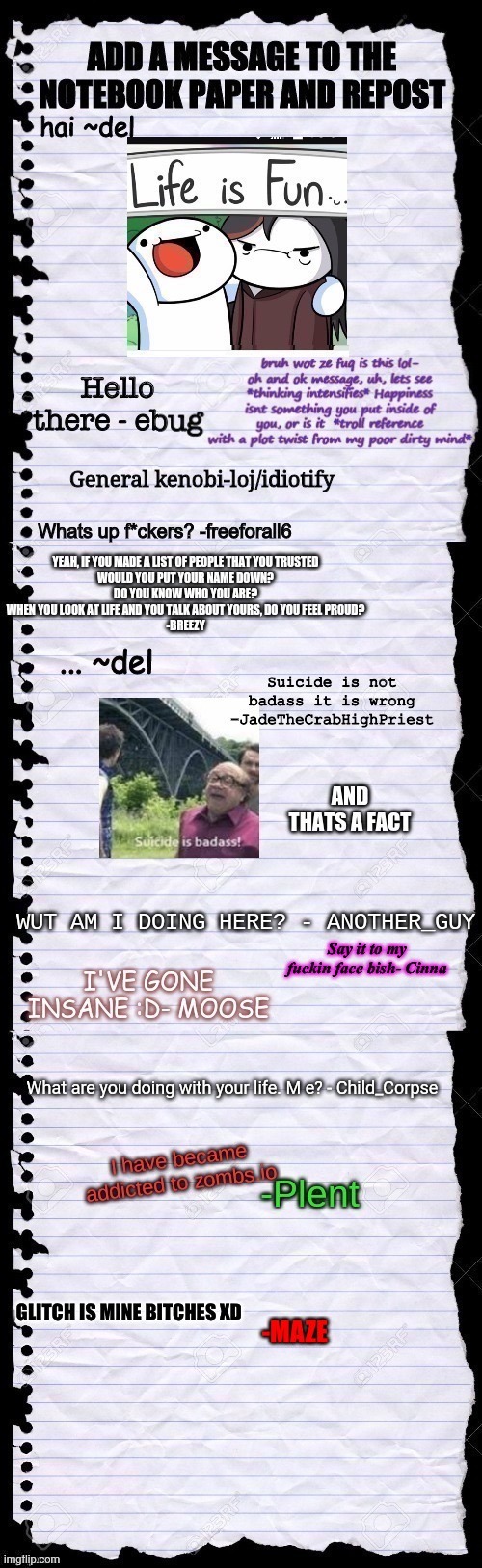 What are you doing with your life. M e? - Child_Corpse | made w/ Imgflip meme maker