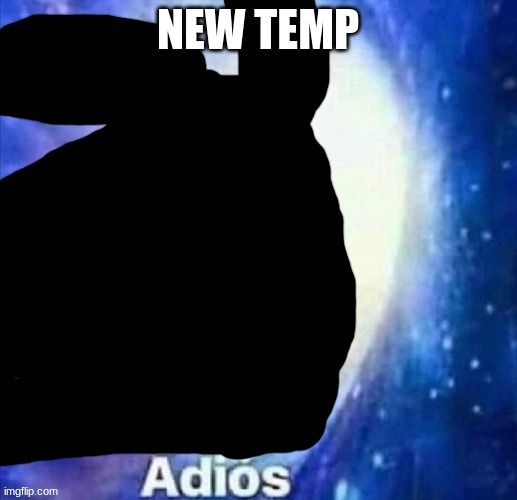 void slug crls "Adios" | NEW TEMP | image tagged in void slug crls adios | made w/ Imgflip meme maker