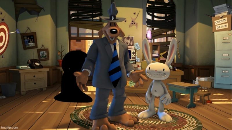 SAM & MAX WATCH OUT OPHEEBOP IS BEHIND YOU! | made w/ Imgflip meme maker