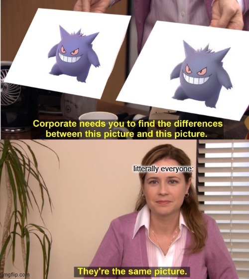 They're The Same Picture | litterally everyone: | image tagged in memes,they're the same picture | made w/ Imgflip meme maker